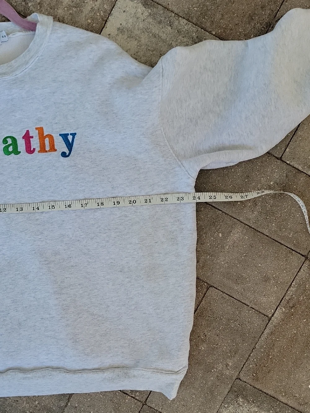 The Mayfair Group Empathy Always Gret Crewneck Sz S/M - Picture 11 of 13